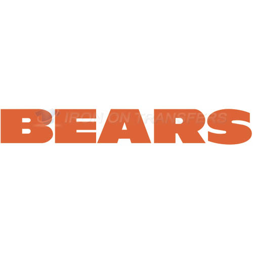 Chicago Bears Iron-on Stickers (Heat Transfers)NO.450
